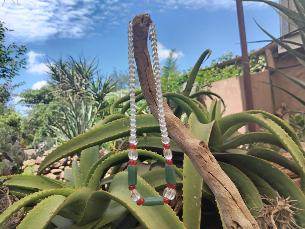 Polished Mixed Stone Bead Necklaces - Sold Per Item - From South Africa - Toprock Gemstones and Minerals 