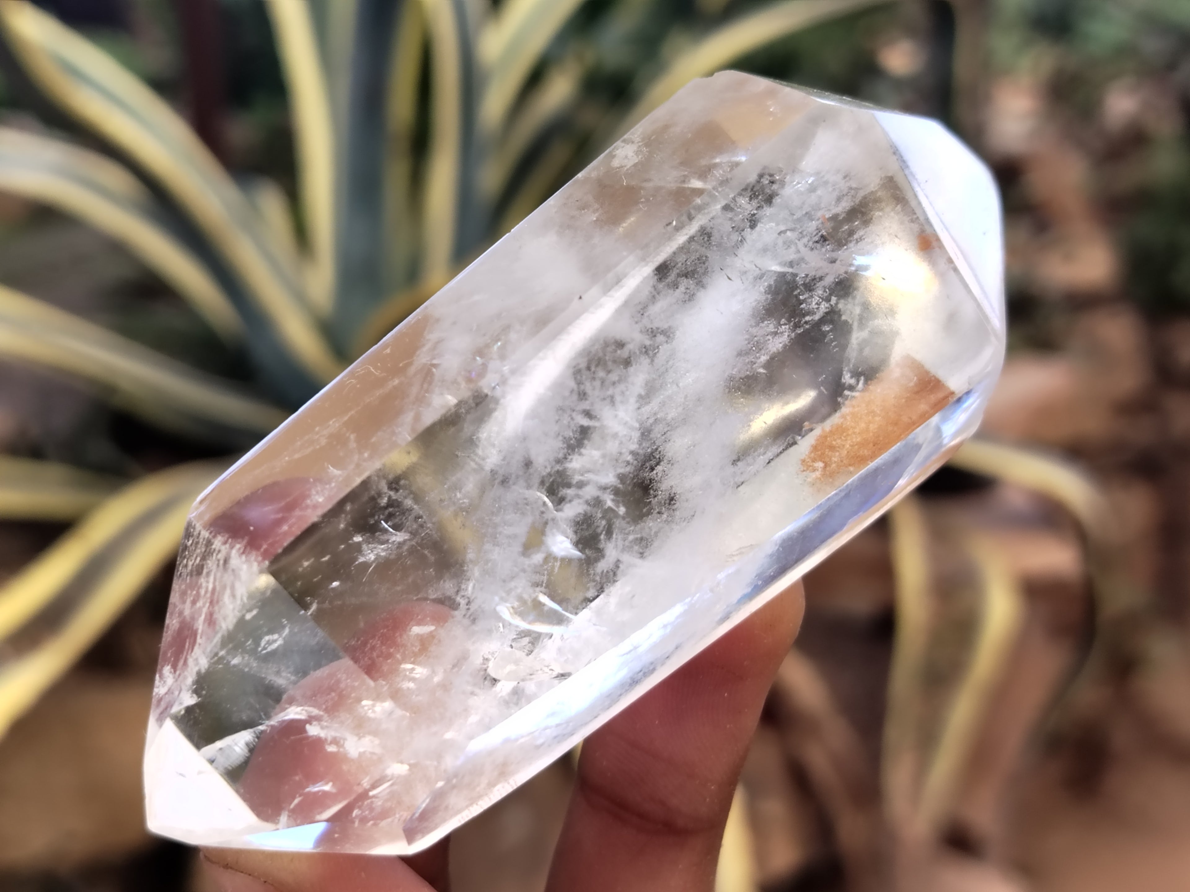 Polished Double Terminated Clear Quartz Crystals x 12 From Madagascar - Toprock Gemstones and Minerals 