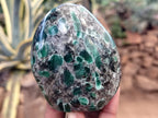 Polished Emerald Mica In Matrix Standing Free Forms x 4 From Mutoko, Zimbabwe - Toprock Gemstones and Minerals 