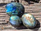 Polished Labradorite Palm Stones x 27 From Tulear, Madagascar - Toprock Gemstones and Minerals 