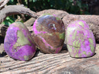 Polished Stichtite Standing Free Forms x 3 From Barberton, South Africa - Toprock Gemstones and Minerals 