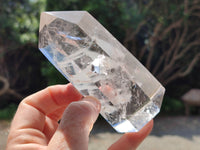 Polished Clear and Whispy Quartz Crystals x 4 From Madagascar - Toprock Gemstones and Minerals 