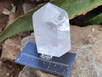Polished Clear and Whispy Quartz Crystals x 4 From Madagascar - Toprock Gemstones and Minerals 