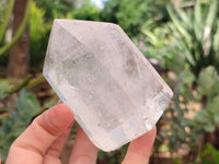Polished Clear and Whispy Quartz Crystals x 4 From Madagascar - Toprock Gemstones and Minerals 