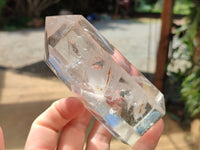 Polished Clear and Whispy Quartz Crystals x 4 From Madagascar - Toprock Gemstones and Minerals 