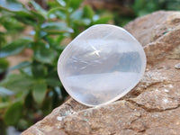 Polished Girasol Pearl Quartz Palm Stones x 24 From Ambatondrazaka, Madagascar - Toprock Gemstones and Minerals 