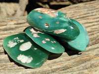 Polished Emerald Mtorolite Free Forms x 12 From Zimbabwe - Toprock Gemstones and Minerals 