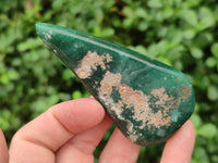Polished Emerald Mtorolite Free Forms x 12 From Zimbabwe - Toprock Gemstones and Minerals 