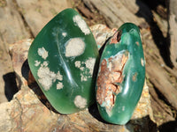 Polished Emerald Mtorolite Free Forms x 12 From Zimbabwe - Toprock Gemstones and Minerals 