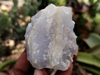 Natural Etched Blue Chalcedony Specimens x 12 From Nsanje, Malawi - Toprock Gemstones and Minerals 