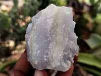 Natural Etched Blue Chalcedony Specimens x 12 From Nsanje, Malawi - Toprock Gemstones and Minerals 
