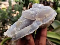 Natural Etched Blue Chalcedony Specimens x 12 From Nsanje, Malawi - Toprock Gemstones and Minerals 
