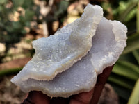 Natural Etched Blue Chalcedony Specimens x 12 From Nsanje, Malawi - Toprock Gemstones and Minerals 