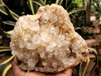 Natural Limonite Quartz Clusters x 2 From Solwezi, Zambia - Toprock Gemstones and Minerals 