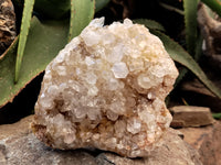 Natural Limonite Quartz Clusters x 2 From Solwezi, Zambia - Toprock Gemstones and Minerals 