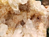 Natural Limonite Quartz Clusters x 2 From Solwezi, Zambia - Toprock Gemstones and Minerals 
