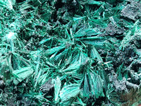Natural Silky Malachite Specimens x 3 From Kasompe, Congo - Toprock Gemstones and Minerals 