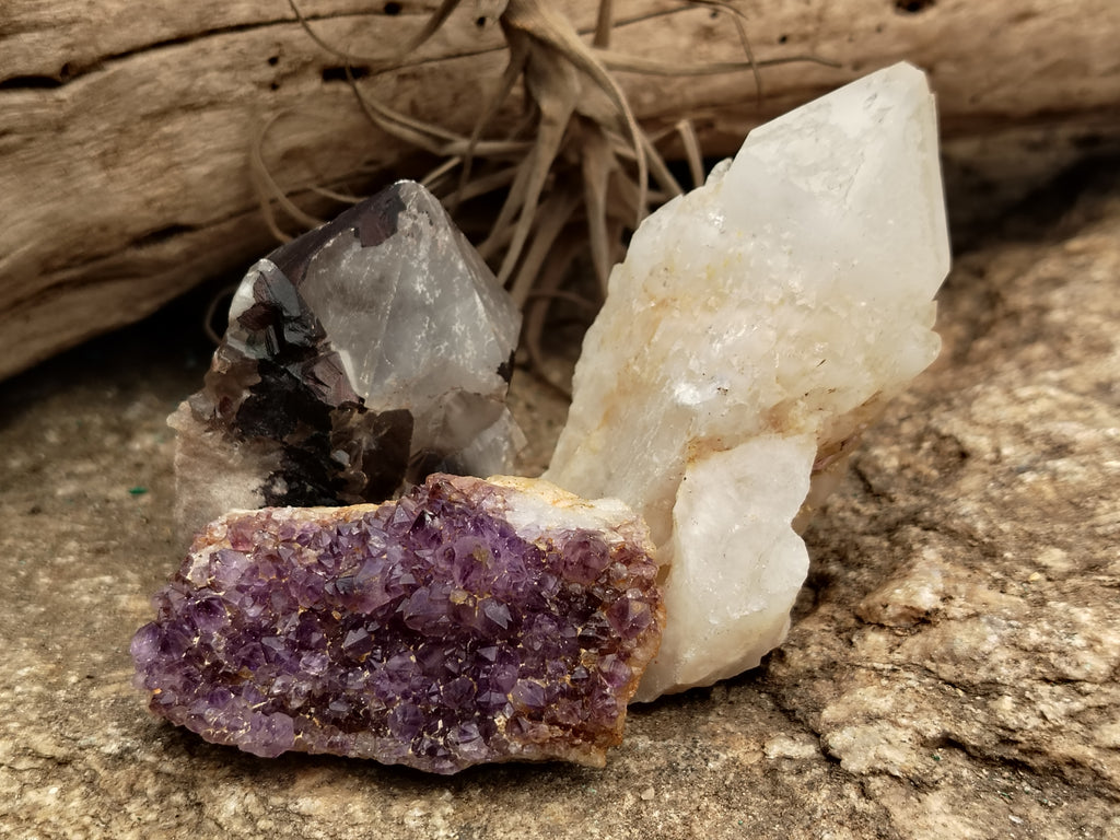 Natural Mixed Quartz Specimens x 24 From Southern Africa - Toprock Gemstones and Minerals 