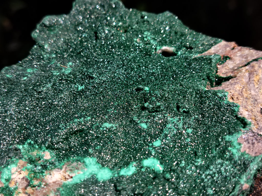 Natural Botryoidal Malachite Specimens x 3 From Tenke Fungurume, Congo - Toprock Gemstones and Minerals 