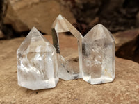 Polished Clear Quartz Crystals x 35 From Madagascar