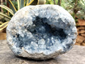 Natural Celestite Geode Specimen x 1 From Sakoany, Madagascar - Toprock Gemstones and Minerals 