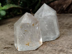 Polished Clear Quartz Crystals x 4 From Madagascar - Toprock Gemstones and Minerals 