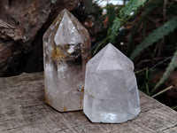 Polished Clear Quartz Crystals x 4 From Madagascar