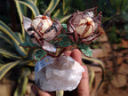 Hand Made Gemstone Protea Flower Trees x 3 From South Africa - Toprock Gemstones and Minerals 