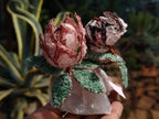 Hand Made Gemstone Protea Flower Trees x 3 From South Africa - Toprock Gemstones and Minerals 