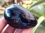 Polished Black Tourmaline Standing Free Form x 19 From Madagascar - Toprock Gemstones and Minerals 