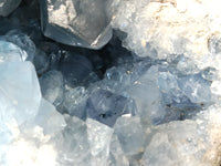 Natural Celestite Geode Specimens x 1 From Sakoany, Madagascar - Toprock Gemstones and Minerals 
