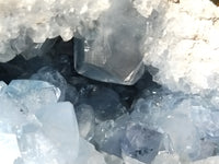 Natural Celestite Geode Specimens x 1 From Sakoany, Madagascar - Toprock Gemstones and Minerals 