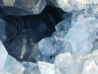Natural Celestite Geode Specimens x 1 From Sakoany, Madagascar - Toprock Gemstones and Minerals 
