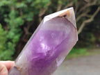Polished Chevron Amethyst Points x 2 From Ankazobe, Madagascar - Toprock Gemstones and Minerals 