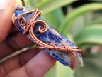 Hand Made Copper Wire Wrapped Pendants x 6 From Southern Africa - Toprock Gemstones and Minerals 