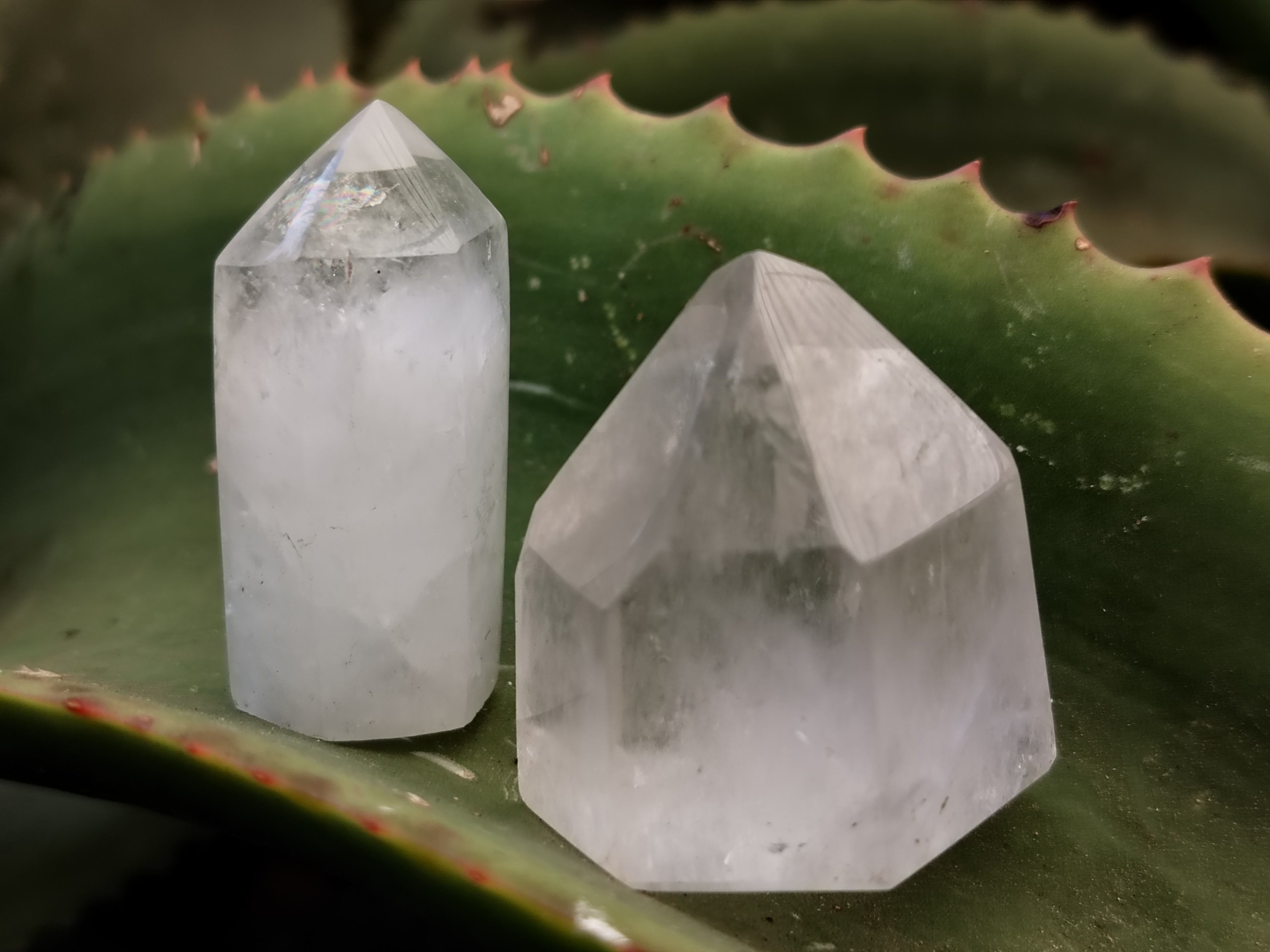 Polished Clear Quartz Crystals x 20 From Madagascar - Toprock Gemstones and Minerals 