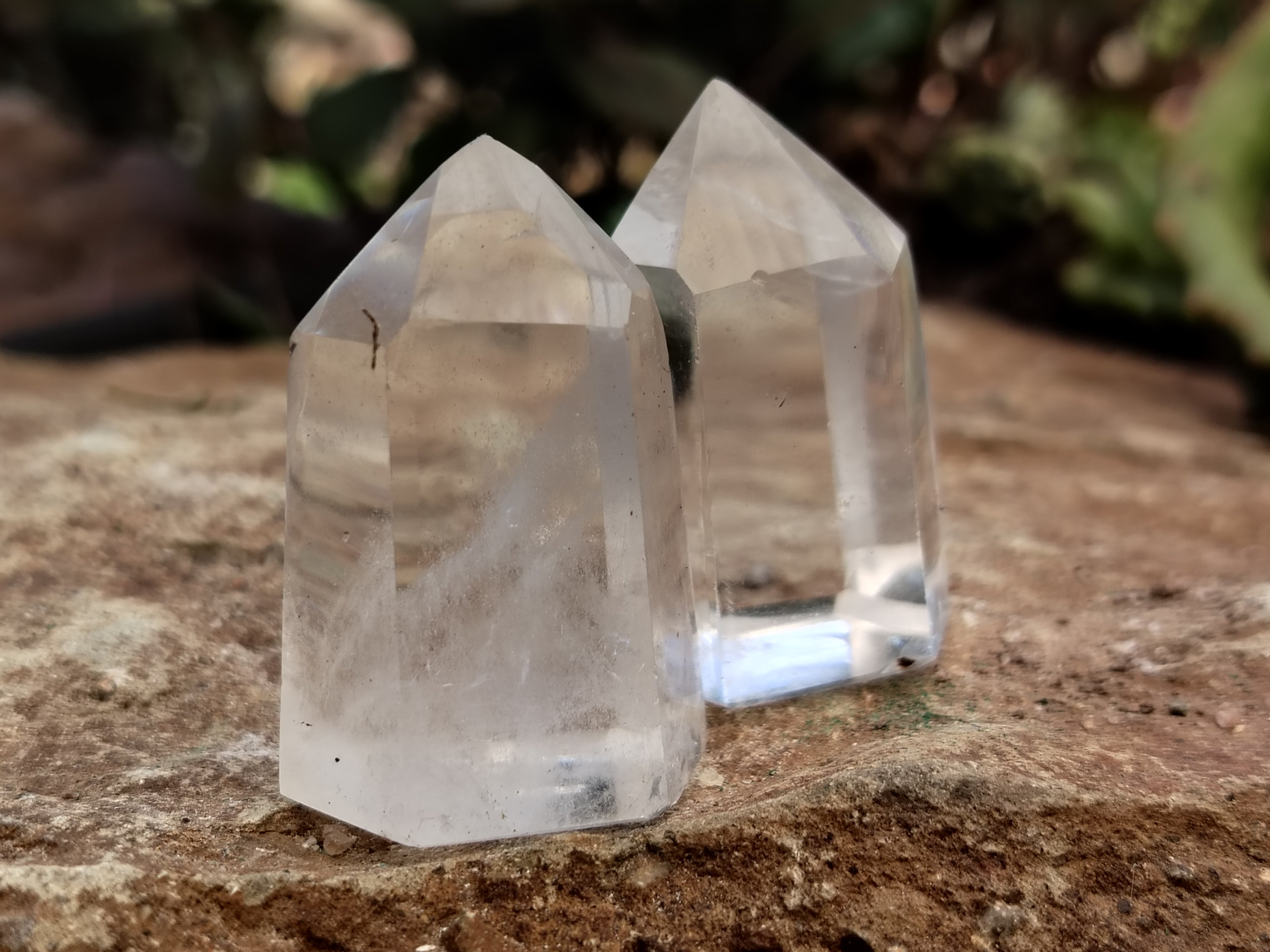 Polished Clear Quartz Crystals x 20 From Madagascar - Toprock Gemstones and Minerals 