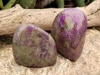 Polished Stichtite Standing Free Forms x 4 From Barberton, South Africa - Toprock Gemstones and Minerals 