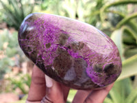 Polished Stichtite Standing Free Forms x 4 From Barberton, South Africa