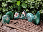 Polished Emerald Mtorolite Standing Free Forms x 6 From Zimbabwe - Toprock Gemstones and Minerals 