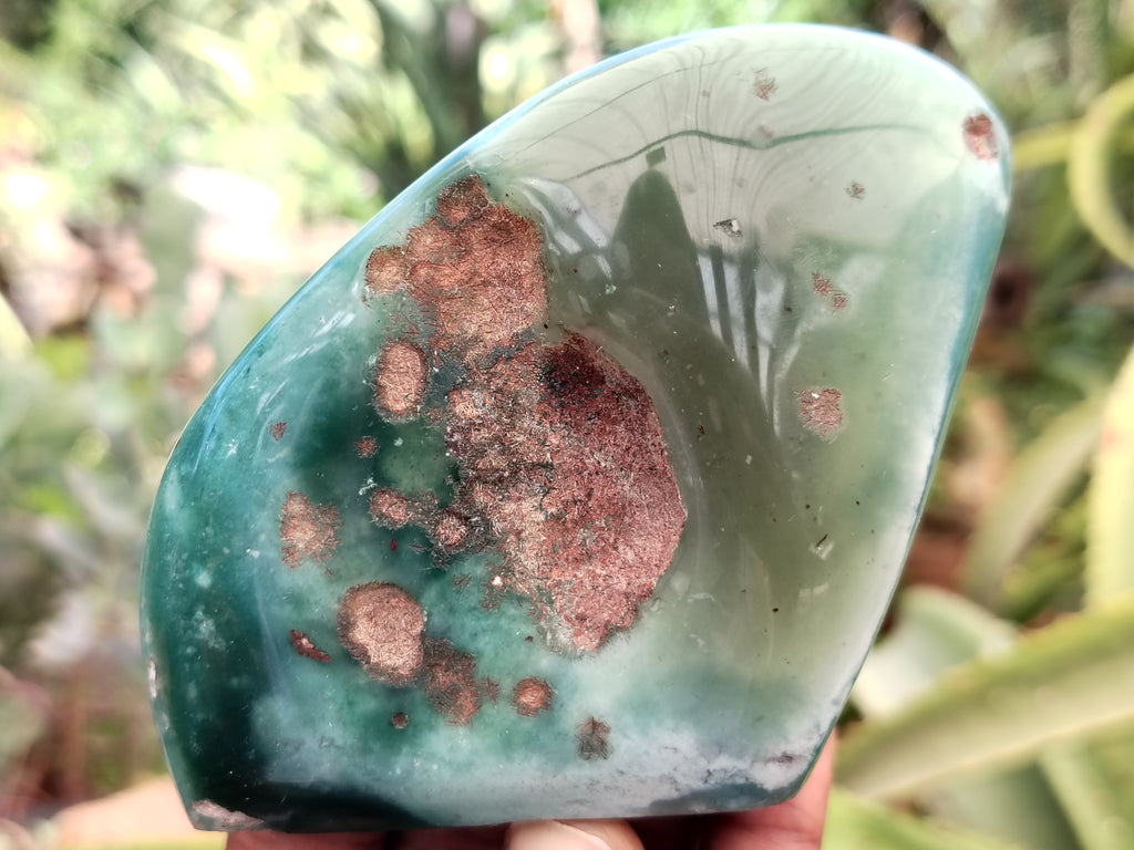 Polished Emerald Mtorolite Standing Free Forms x 6 From Zimbabwe - Toprock Gemstones and Minerals 