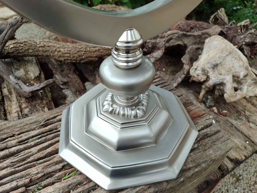 Hand Made Giant Mixed Gemstone Revolving World Globe with Metal Stand x 1 From China - Toprock Gemstones and Minerals 