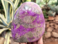 Polished Stichtite Standing Free Forms x 3 From Barberton, South Africa - Toprock Gemstones and Minerals 