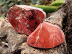 Polished On One Side Red Jasper Free Forms x 16 From Northern Cape, South Africa - Toprock Gemstones and Minerals 