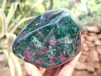 Polished Ruby Corundum In Chrome Verdite Free Forms x 4 From Zimbabwe - Toprock Gemstones and Minerals 