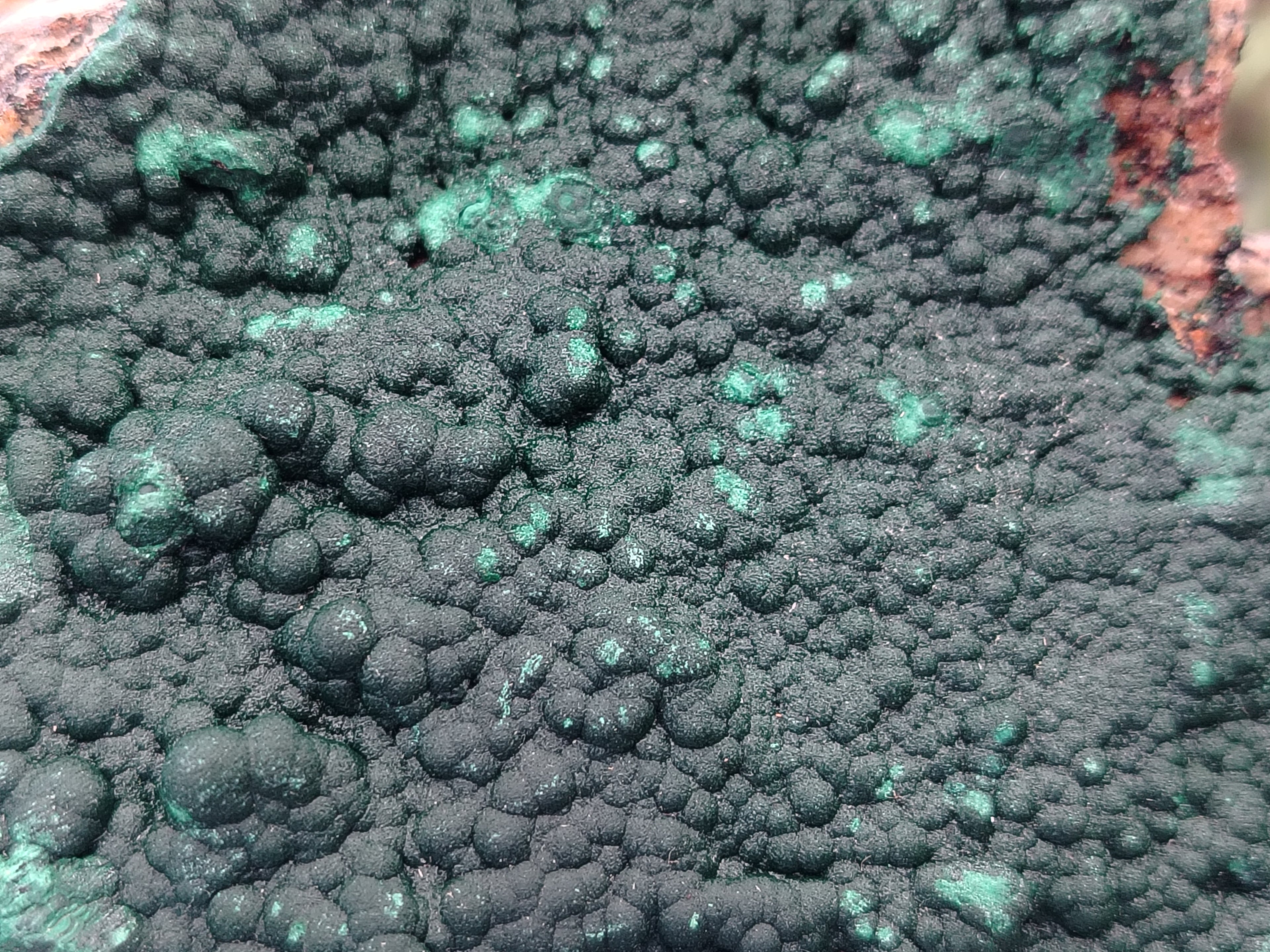 Natural Crystalline Malachite Specimens x 3 From Tenke Fungurume, Congo - Toprock Gemstones and Minerals 