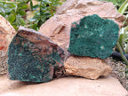 Natural Crystalline Malachite Specimens x 3 From Tenke Fungurume, Congo - Toprock Gemstones and Minerals 