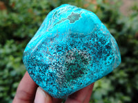 Polished Shattuckite with Azurite and Chrysocolla Free Forms x 4 From Congo - Toprock Gemstones and Minerals 