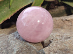 Polished Rose Quartz Spheres x 3 From Ambatondrazaka, Madagascar - Toprock Gemstones and Minerals 