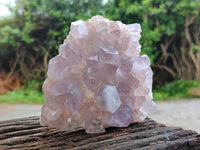 Natural Jacaranda Amethyst Quartz Cluster x 2 From Mumbwa, Zambia